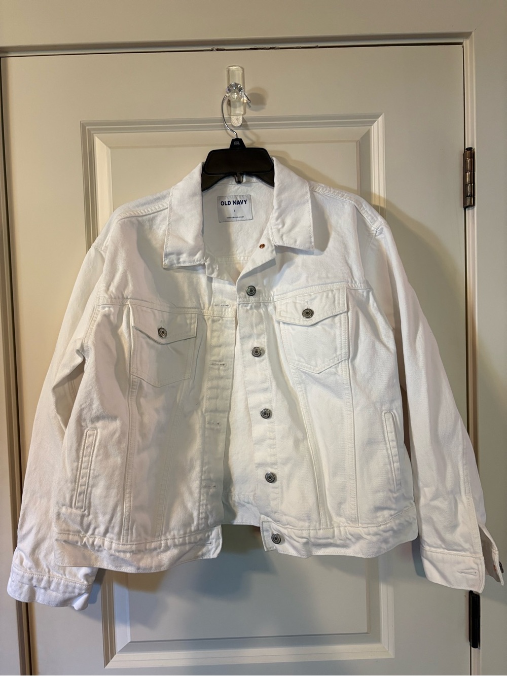 Old Navy White Jacket with Button Front